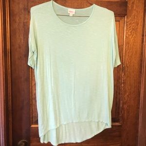 Lularoe mint green shirt